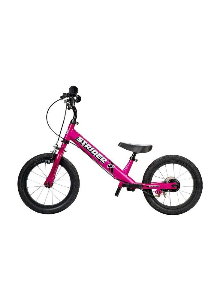STRIDER STRIDER 14x Cross-Country Bicycle with Brake Pink  - Image 3