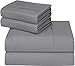 Utopia Bedding Utopia Bedding 4-Piece Queen Bed Sheet Set (Grey)  - Image 2