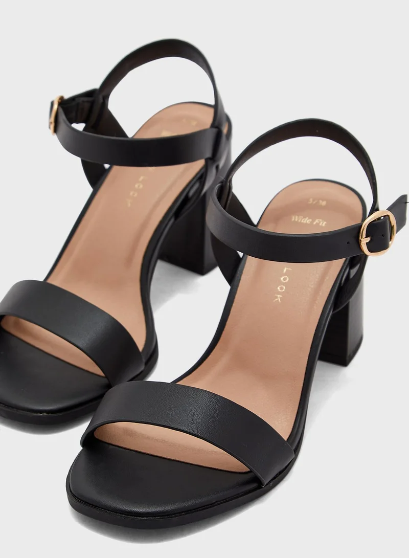 NEW LOOK Pammy Block Heel Sandals