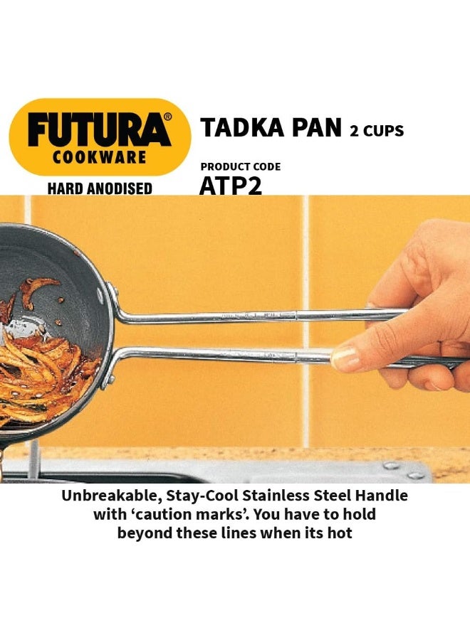Hawkins FUTURA Anodised Heating Pan, 4.72 IN, Black - Image 4