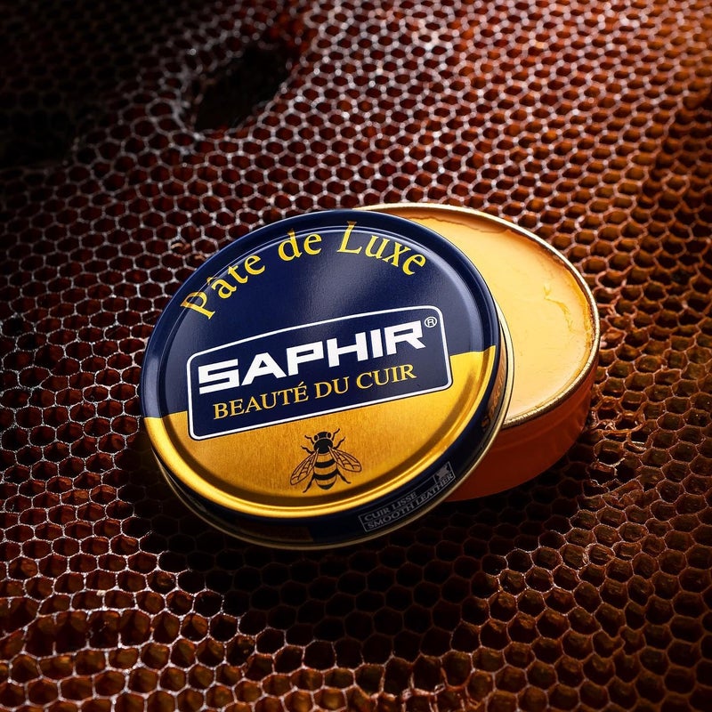 Saphir Shoe Polish Pate de Luxe 50ml - Medium brown - Image 2