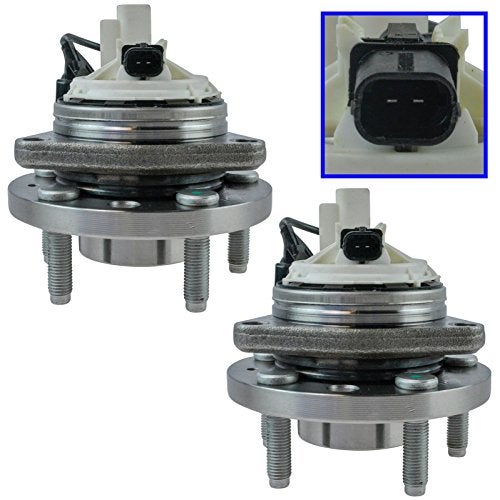 TRQ 2 Piece Front Wheel Bearing & Hub Assembly Set Compatible with 2006-2009 Pontiac Solstice 2007-2010 Saturn Sky - Image 5