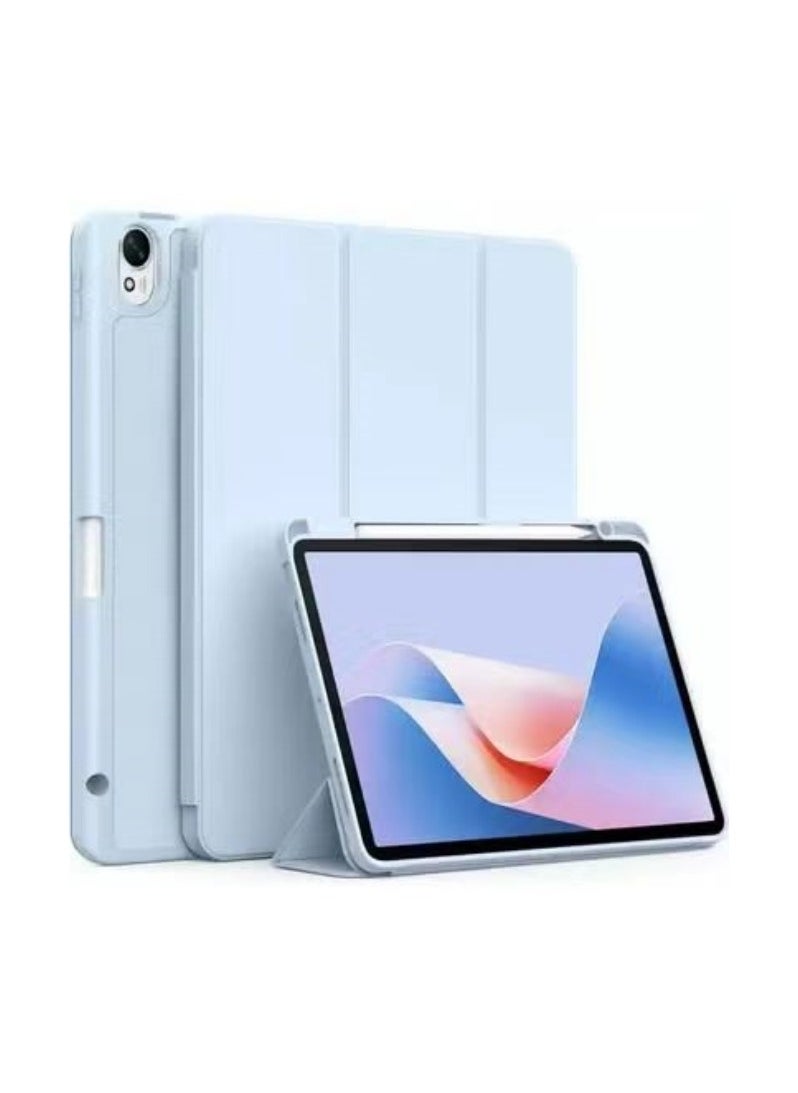 VKL - Case Compatible with Huawei MatePad 11.5"S 2024 (DMG-W00 TGR-W10), TPU Flexible Back Cover with Pencil Holder and Auto Wake/Sleep For MatePad 11.5" S (Blue) - Image 1