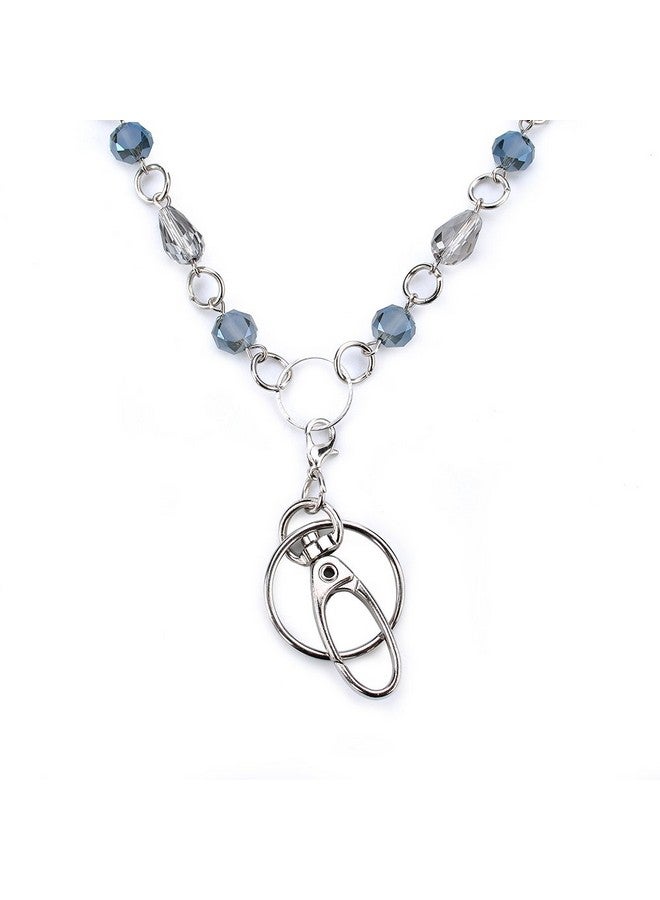 LUXIANDA LUXIANDA beads and rings Lanyard Necklaces Badge Holder Name Lanyards for Keys Stainless steel chain  - Image 3