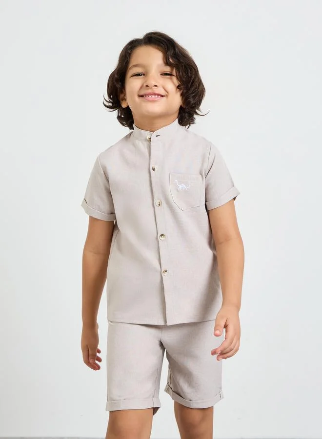 ستايلي Boys Polo T-Shirt and Shorts Set