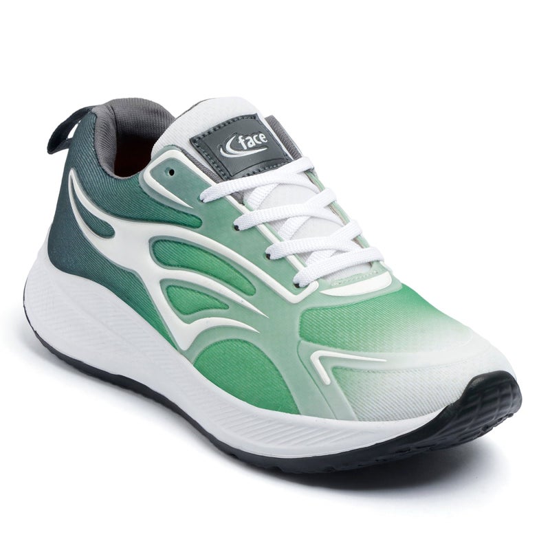 Face أحذية رافتار 07 للرجال باللون الأخضر - Image 5