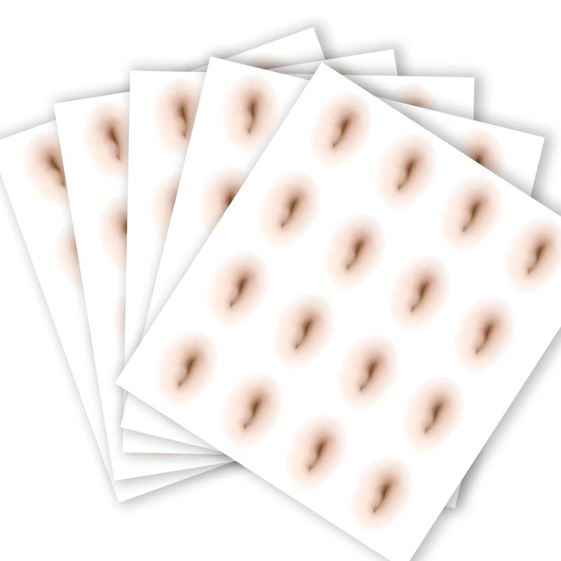 NKD Belly Button Tattoo Sticker Temporary Simulation Of Disposable Fake for Women Girls(80 pc)