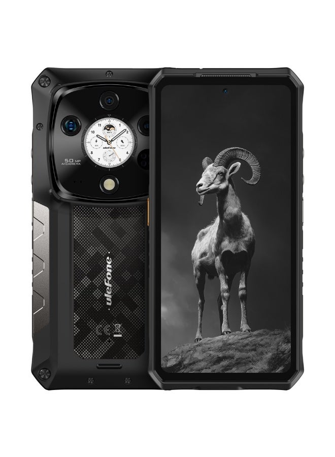 أوليفون ARMOR 28 PRO 5G 16GB RAM 512GB ROM 10600mAh MEGA BATTARY 6.67‑inch 120Hz AMOLED ANDROID 15-EPIC BLACK - Image 2