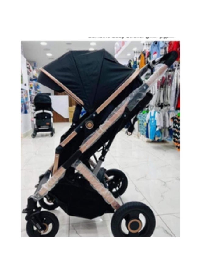 Belecoo High-Quality Single Stroller - Easy One-Hand Fold, Large Storage & Baby-Monitoring Window - Image 2