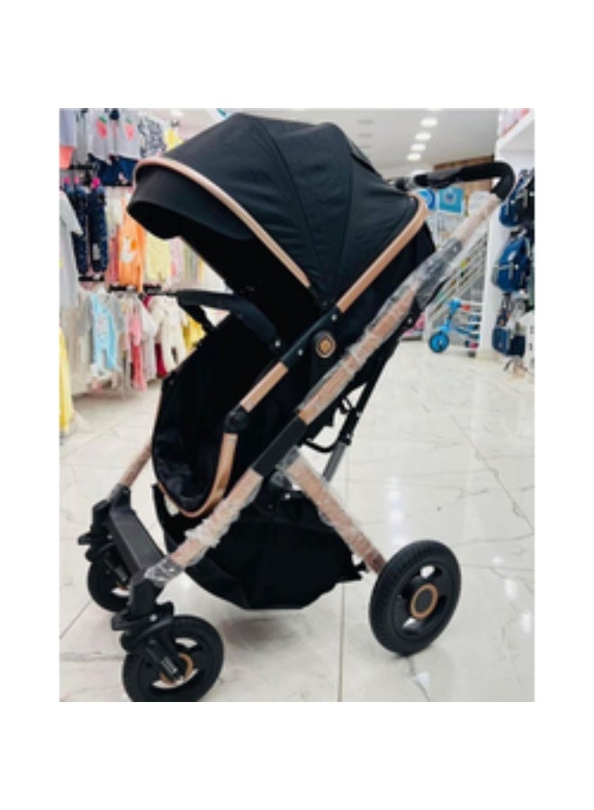 Belecoo High-Quality Single Stroller - Easy One-Hand Fold, Large Storage & Baby-Monitoring Window - Image 4