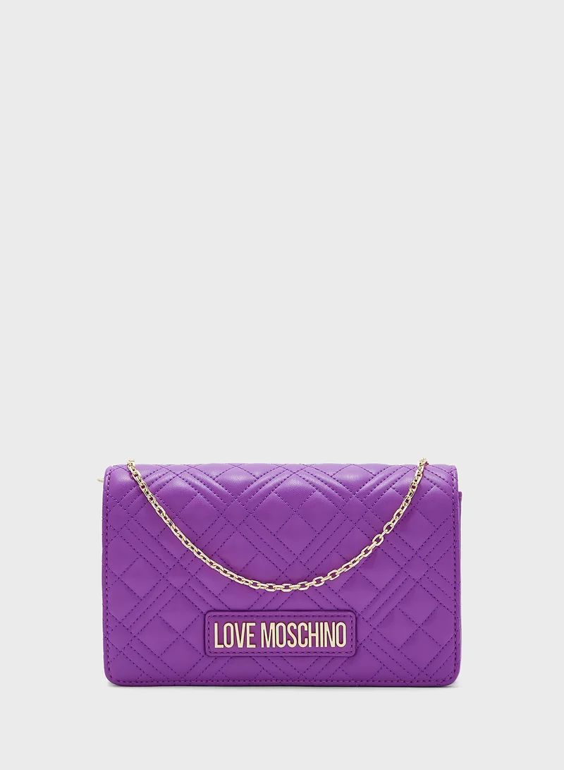 Love Moschino VIOLET QUILTED PU VIOLET QUILTED PU