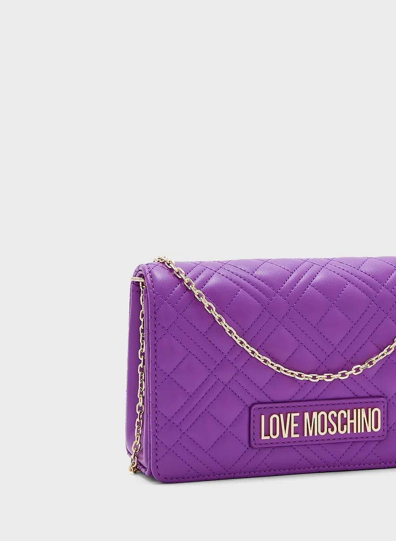 Love Moschino VIOLET QUILTED PU VIOLET QUILTED PU
