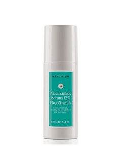 NATURIUM Niacinamide Face Serum 12% Plus Zinc 2% Skin Complexion Treatment & Pore Minimizer With Hyaluronic Acid & Vitamin E 2 Oz  - Image 1