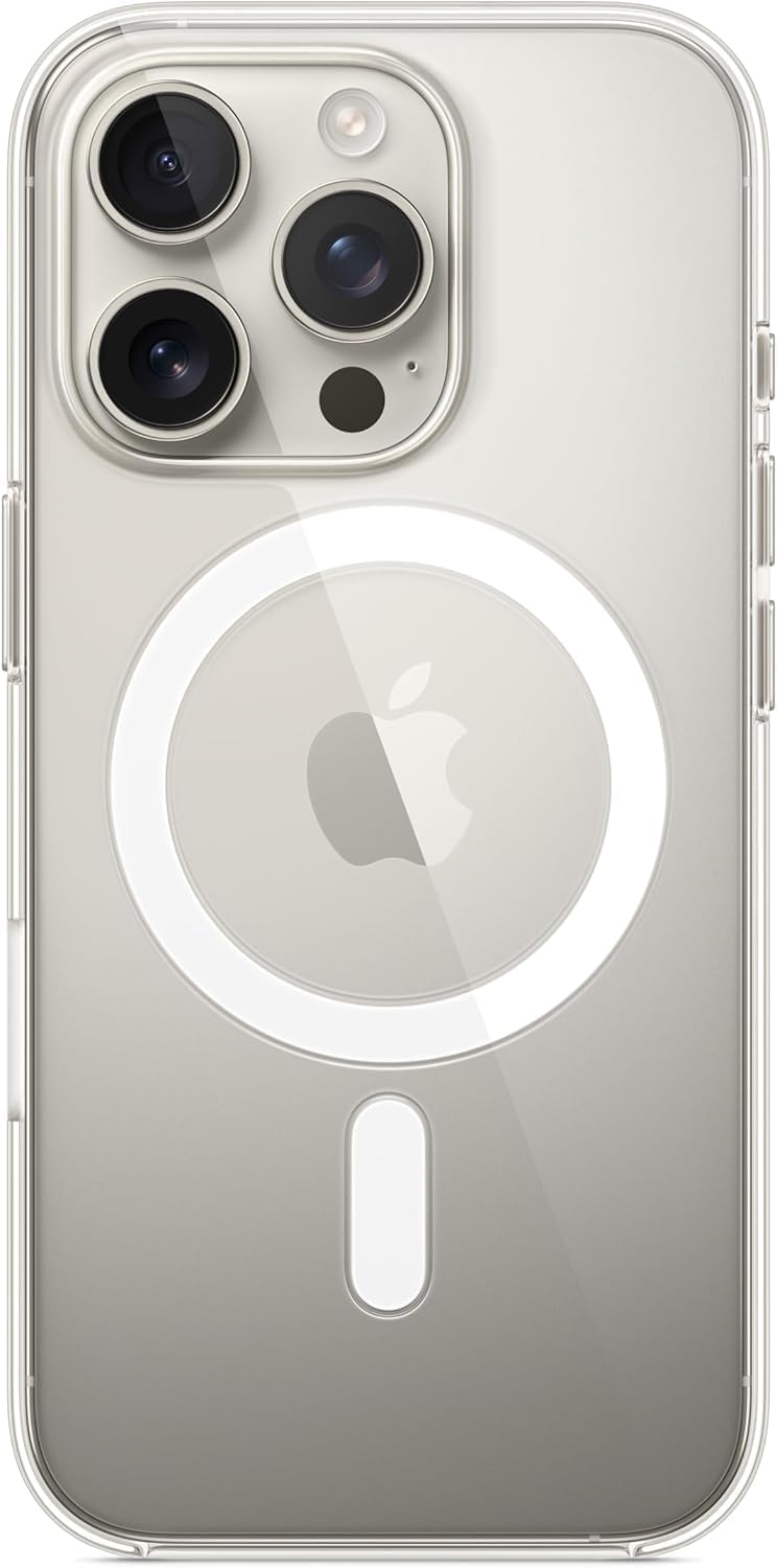 Mobcos Iphone Clear Case with Transparent Slim Protective Cover, Lightweight, Protective Cover Magnetic Charging Compatible (Iphone 16 Pro Max) (iPhone 16 Pro) - Image 3