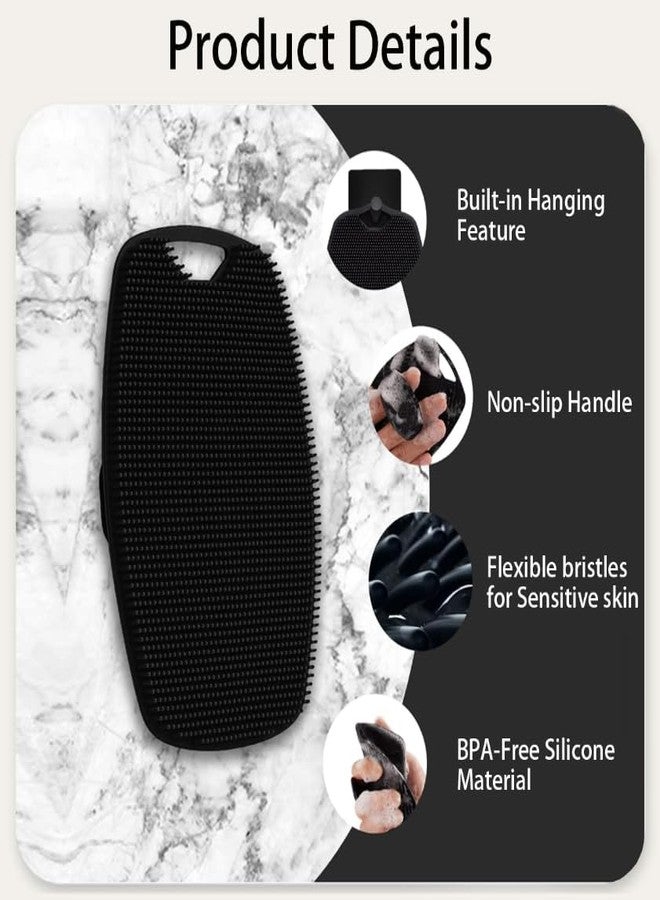 زيبويو ليفة الجسم زيبويو®، ليفة استحمام سيليكون فاخرة لتغذية البشرة - Image 3