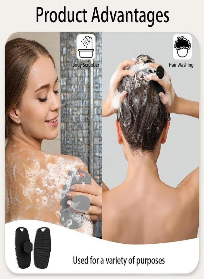 زيبويو ليفة الجسم زيبويو®، ليفة استحمام سيليكون فاخرة لتغذية البشرة - Image 4