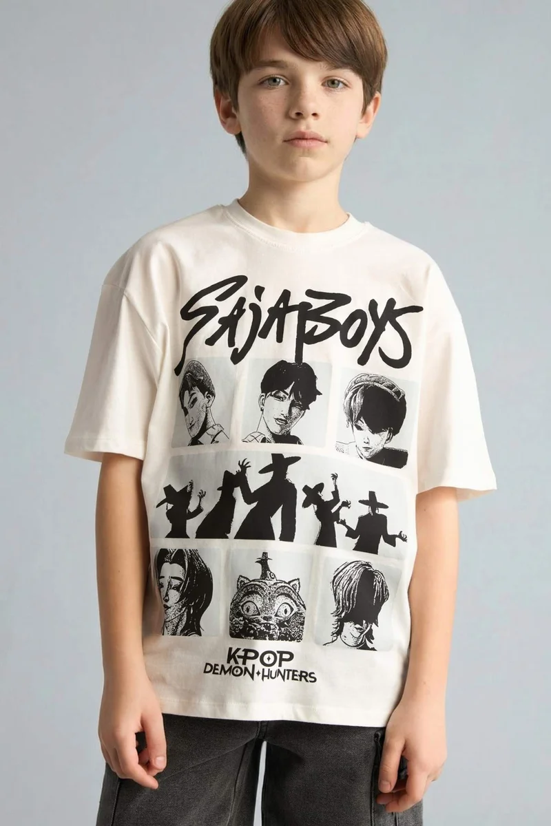 ديفاكتو Oversize Fit Short Sleeve T-Shirt