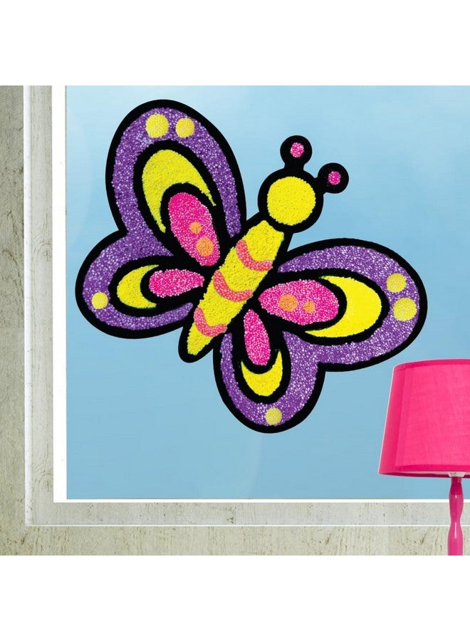 إيماجيميك ملصقات طين إيماجيميك: فراشة | اصنع ملصقًا فريدًا بنفسك باستخدام طين يجف في الهواء | سهل الاستخدام، سهل الحمل | هدايا إرجاع | هدية عيد ميلاد للأطفال من سن ٣، ٤، ٥، ٦، ٧، ٨ سنوات - Image 4