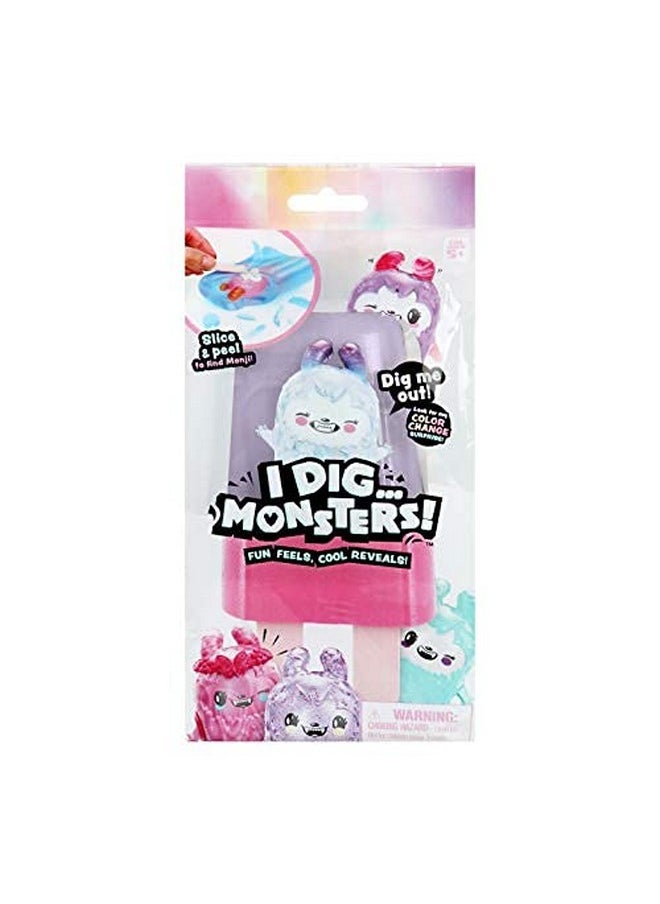 Pikmi Pops - I Dig... Monsters Popsicle Pack 1Pc Collectable Asmr Toy | Fun & Cute Stress Relief Toy Styles May Vary - Image 1