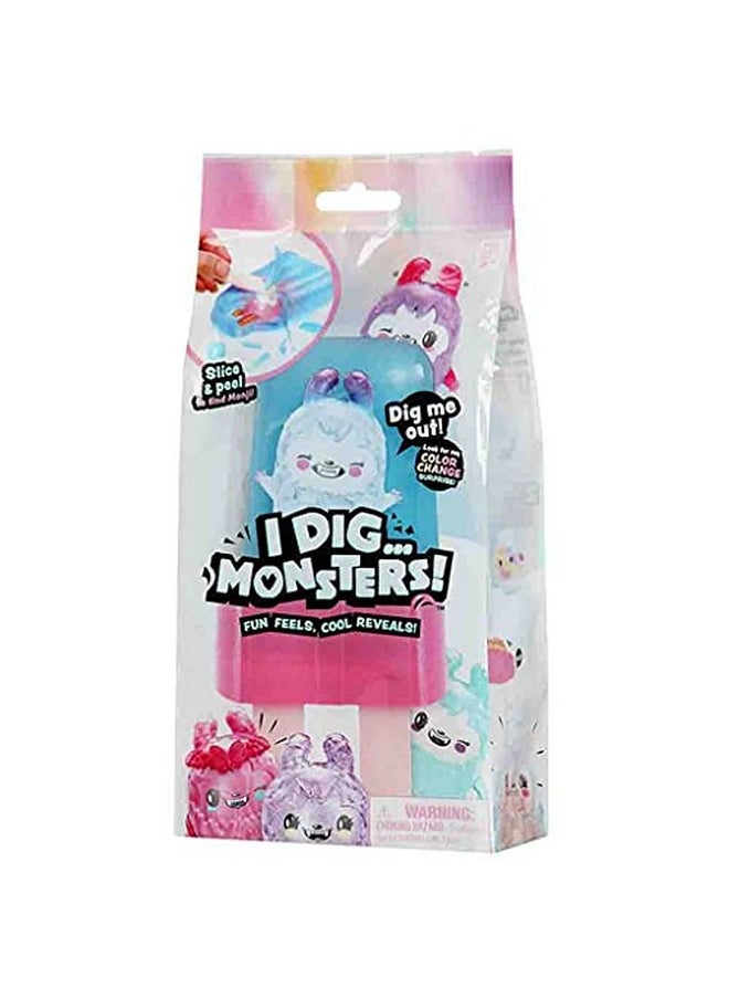 Pikmi Pops - I Dig... Monsters Popsicle Pack 1Pc Collectable Asmr Toy | Fun & Cute Stress Relief Toy Styles May Vary - Image 1