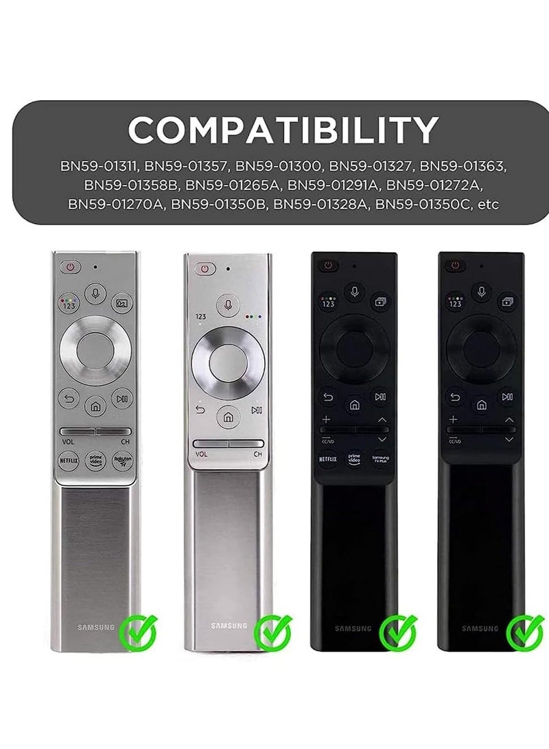 Y&D Silicone Remote Control Sleeve for Samsung BN59-01357A BN59-01363A 01311B Anti Slip Back Cover Solar Cell Protective Case QLED 4K 8K Smart TV Orange - Image 5