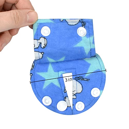 welsoon Feeding Tube Pads G Tube Button Pad with Cover for G-Tube or J Tube Reusable and Comfort 7 Pack - Image 3