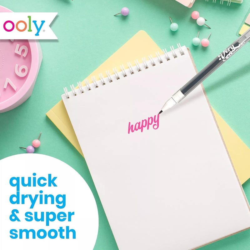 Ooly Scented Very Berry Gel Pens Set of 12-0.7mm NIB with Strawberry Scent, Pens for Kids and Adults, Art and Stationery Supplies - Image 5