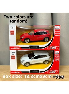 1:36 Genuine Mercedes-Benz BMW Simulation Alloy Car Model Can Open The Door Back Force Alloy Sports Car Model Children's Toys-Color:554014Porsche Cayenne
