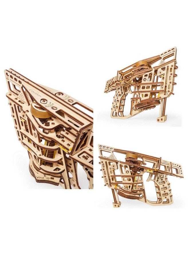 UGears Models to Build for Teens Flight Starter, Paper Airplane, Portable Hand Catapult, Mechanical Model Building Kit, Birthday Gift Craft Box, Building Toys for Kids, Creative Educational Puzzles - Image 4