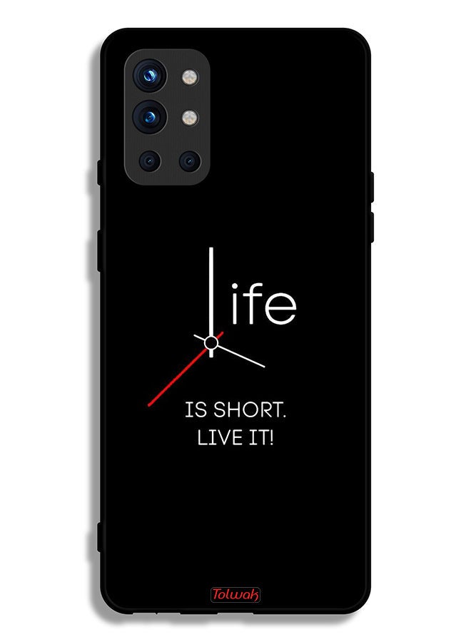 Tolwak OnePlus 9R 5G Protective Case Cover Life Is Short Live It - Image 2