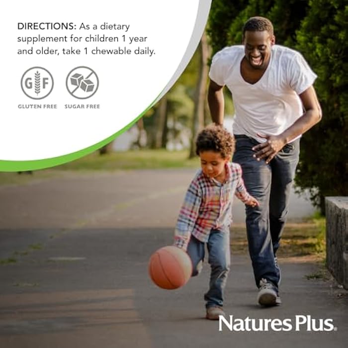 NaturesPlus GI Natural Probiotic Kids, Mixed Berry - 30 Chewables - Digestive & Immune Health Just for Kids - Gluten Free - 30 Servings - Image 5
