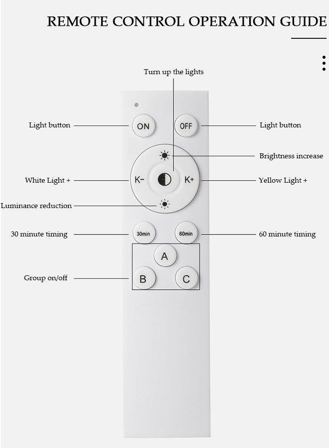 DUNISO Bedside Lamp for Bedroom With 3 color modes and 3 levels of brightness, Dimmable Table Lamps with Fabric Shade, Desk Lamp for Kids Reading, Home Office - Image 5