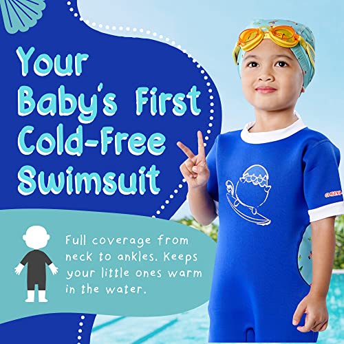 Cheekaaboo Warmiebabes Baby Wetsuit 2mm Neoprene Thermal Swimsuit for Toddlers | Keeps Baby Warm in Water | UPF50+ Sun Protection, Snug Fit for Infants 6M–4Y - Image 5