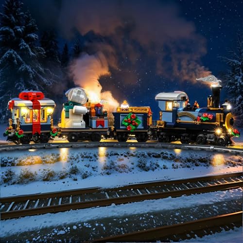LocoLee Light kit Compatible with Lego 10361 Holiday Express Train No Model Only Light LED Lighting Accessories Compatible with Lego 10361 RC Version - Image 5