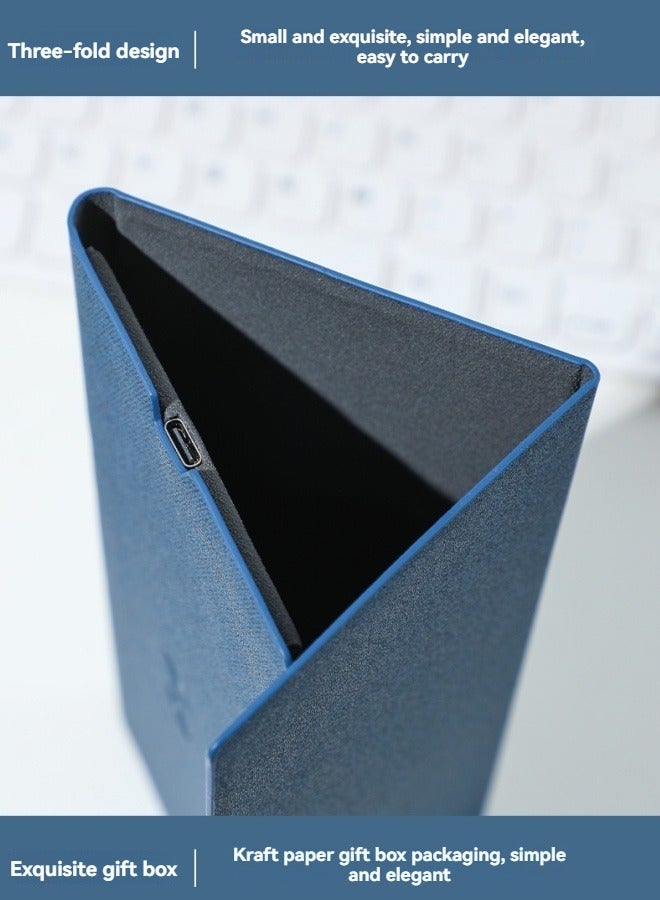 Wireless charging three-in-one bracket computer desk pad multi-function folding mouse pad