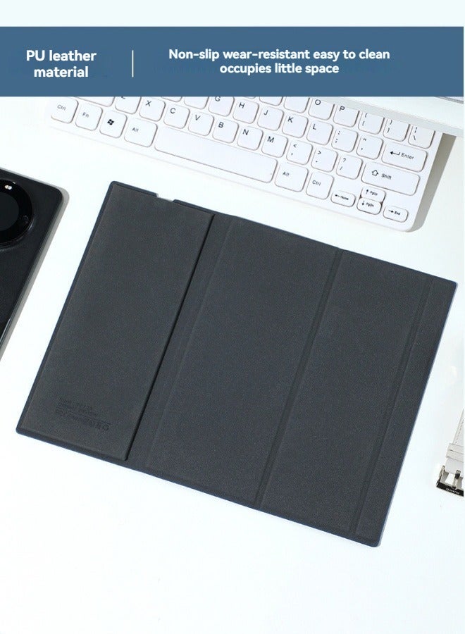 Wireless charging three-in-one bracket computer desk pad multi-function folding mouse pad