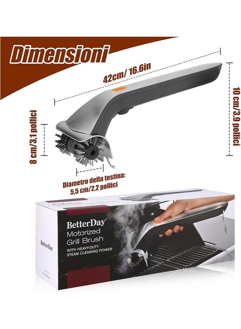Betterday Electric Grill Brush With Water Reservoir，Rechargeable Automatic Grill Brush For Grill Cleaning，Steam Grill Brush For Outdoor Grilling，Unique Grilling Gift For Men，Dad，Grill Master - Image 5