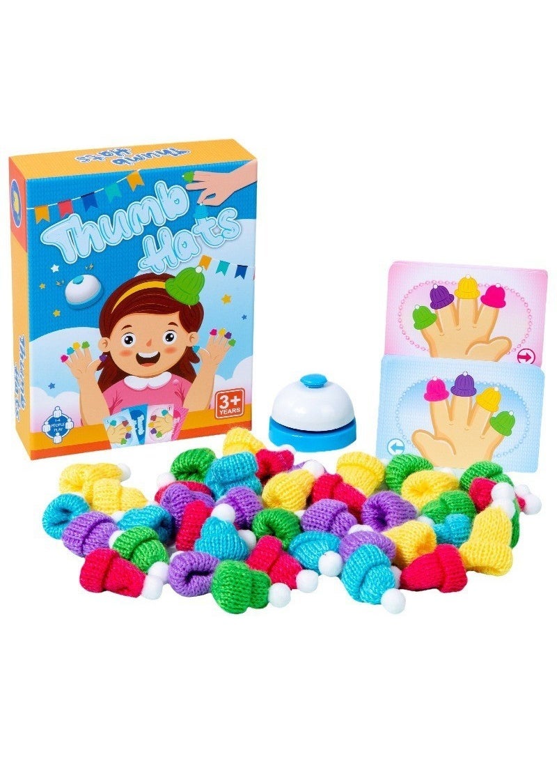 Colorful Thumb Caps Cognitive Memory Game for Kids Thumb cap game 0.3kg 