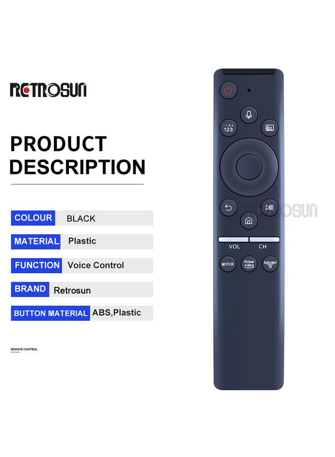 OMETTER NEW BN59-01312F Voice Remote Control for Samsung Smart LCD LED TV BN5901312F RMCSPR1BP1 BN59-01312D BN59-01312D QA55Q60RAW
