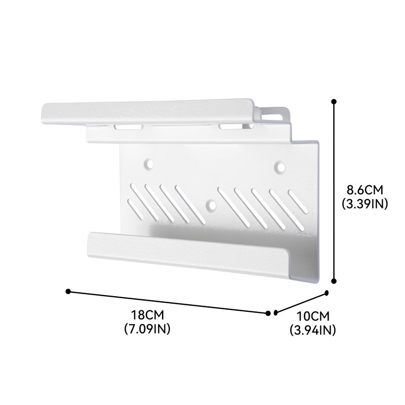 Shinar Metal Wall Bracket Wall Mount Holder Compatible for Starlink Gen 3 Mesh Router and Power Supply All in One Mounting Kit for Starlink Standard V3 Mesh Router and Power Supply Cable Management - Image 2