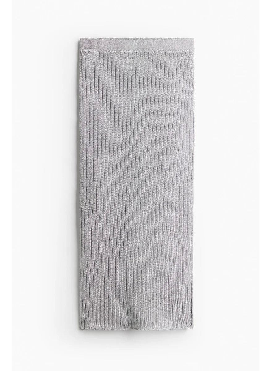 اتش اند ام Shimmering Rib-Knit Skirt