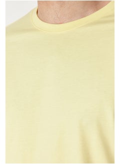 Light Yellow Slim/Tailored 100% Cotton Basic T-Shirt TMNSS19BO0001 - pzsku/Z7140B2BDA79FD27B7668Z/45/_/1730941497/8f7b0678-dc84-44df-a810-f4b470ee78bb