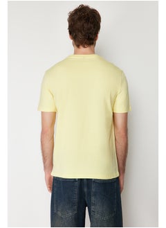 Light Yellow Slim/Tailored 100% Cotton Basic T-Shirt TMNSS19BO0001 - pzsku/Z7140B2BDA79FD27B7668Z/45/_/1730941499/cbcb7923-dbd8-4f36-a0e2-b8938f9312b4