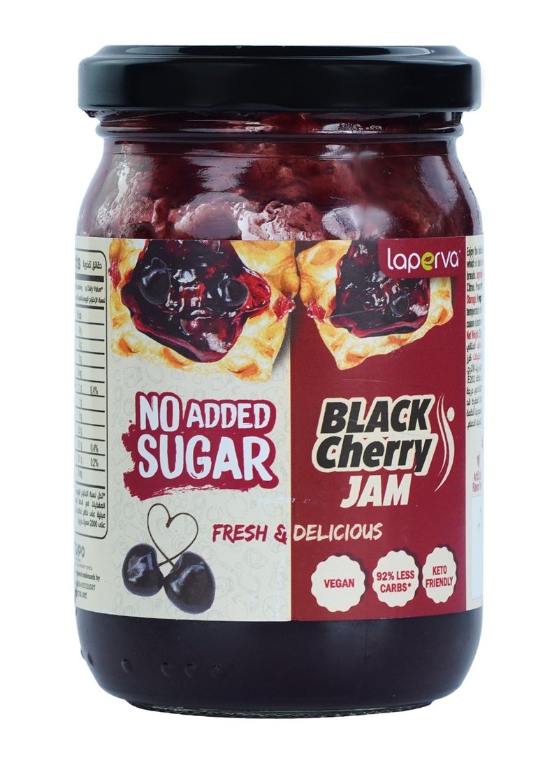 Laperva No Added Sugar Jam Black Cherry 235 Gm No Added Sugar Suitable For Vegen 