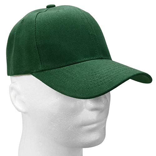 Falari Baseball Cap Adjustable Size for Running Workouts and Outdoor Activities All Seasons (1pc Hunter Green) - Image 5