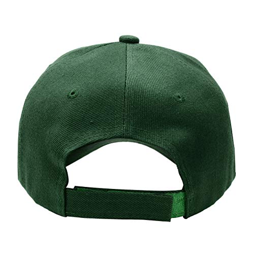 Falari Baseball Cap Adjustable Size for Running Workouts and Outdoor Activities All Seasons (1pc Hunter Green) - Image 3