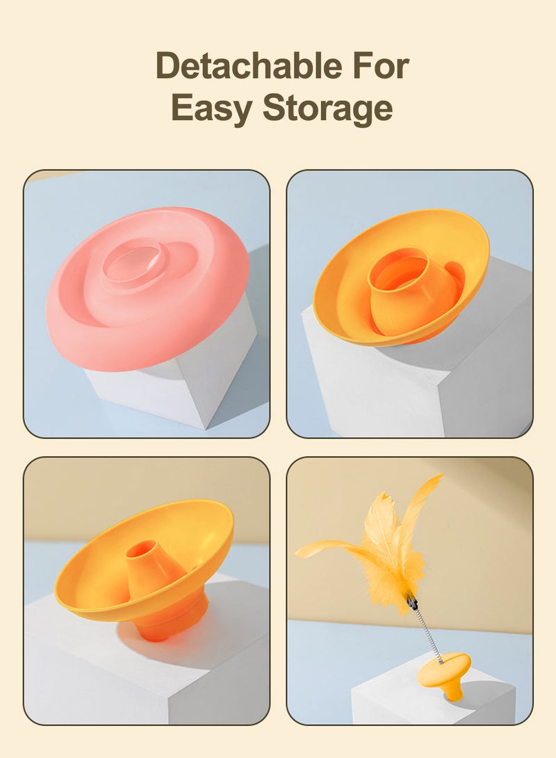 كيدل لعبة القط القط القط الدوار الدوار الريش تمزيق عصا القط القط لعب البليت تمزيق الكرة لعبة القط لعبة الصيد لعبة القط لعبة تفاعلية داخلية - Image 3