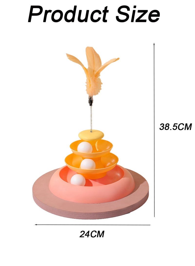 كيدل لعبة القط القط القط الدوار الدوار الريش تمزيق عصا القط القط لعب البليت تمزيق الكرة لعبة القط لعبة الصيد لعبة القط لعبة تفاعلية داخلية - Image 2