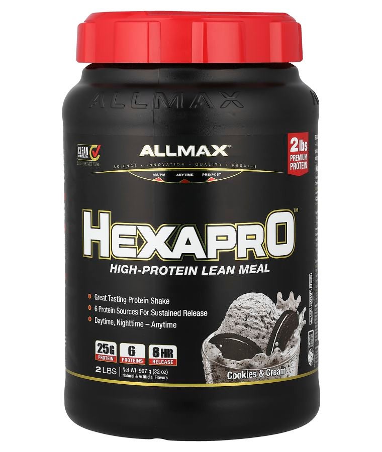 Allmax Hexapro™ High-Protein Lean Meal Cookies & Cream 2 lbs (907 g)