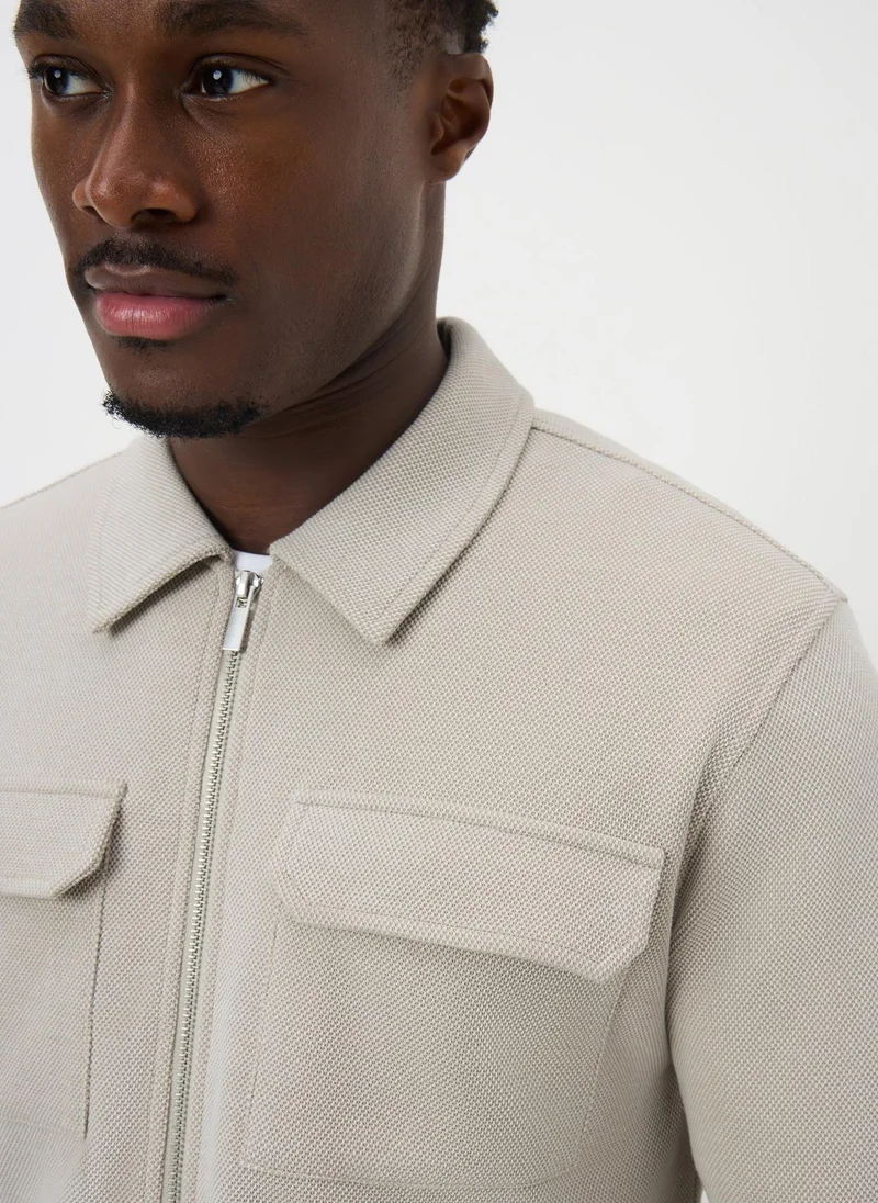 Matalan Cream Pique Smart Co Ord Shacket